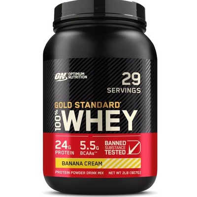 Gold Standard 100% Whey, Banana Cream, 2 lbs 907 g
