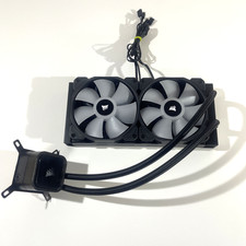 CORSAIR iCUE H100i RGB ELITE Liquid CPU Cooler CW 9060058-NA/SYS TESTED