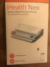 iHealth Neo Wireless Blood Pressure Monitor Upper Arm Cuff Bluetooth New Openbox