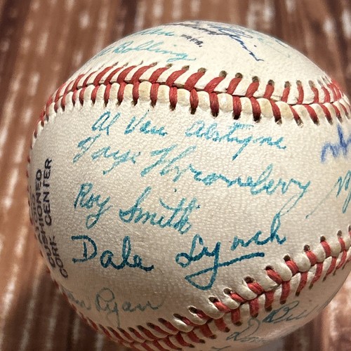 Signed Autographed Baseball Ball Unknown Players SIGNATURES Collectible 1950 - Picture 19 of 23