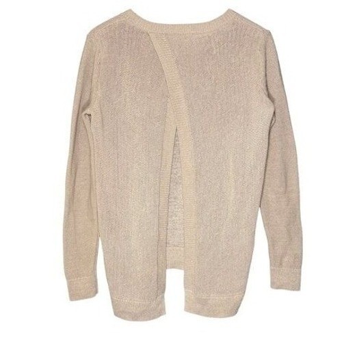 LOFT Womens Split Open Back Round Neck Tunic Swea… - image 2