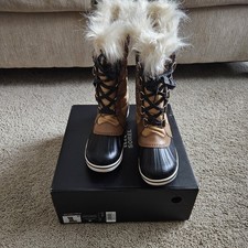Sorel Tofino II Faux Fur Lined Girls Big Kid Waterproof Boots Curry Elk Size 7