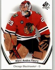 2021-22 SP Authentic Marc-Andre Fleury #23 Chicago Blackhawks