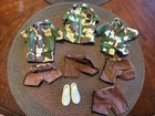 Vintage 1975 GI Joe Mike Powers Atomic Man Clothes Lot - Adventure Team 1970’s