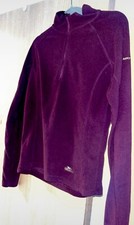Trespass Purple, 3/4 Zip Lightweight Fleece