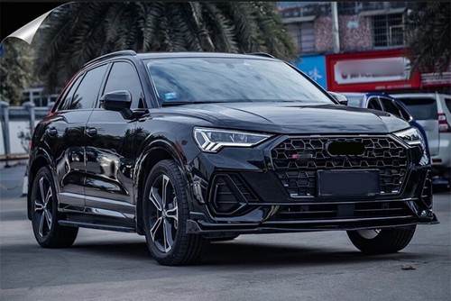 For Audi Q3 SQ3 2019-2021 RSQ3 Style Black Honeycomb Front Bumper Grille - Picture 5 of 6