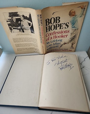 Bob Hope's SIGNED Confessions of a Hooker My...Love Affair w/Golf, 1985 HC w/DJ