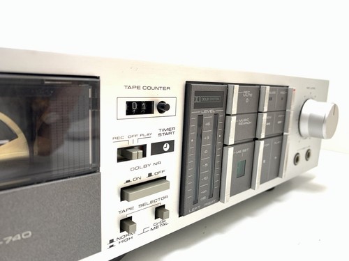 PIONEER CT-740 Stereo Cassette Tape Deck 2 Head Vintage 1983 WORK Good Look - Bild 7 von 14
