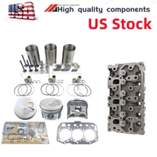 Overhaul Rebuild Kit+Complete cylinder head for Yanmar 3TNM74 Engine