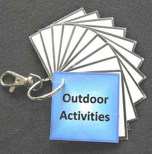 TARJETAS DE ACTIVIDADES AL AIRE LIBRE - Autismo TDAH Ayudas visuales SEN PECS Alzheimer Demencia - Imagen 19 de 34