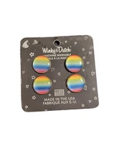 Winky & Dutch Iconic Sew On Shank Rainbow Stripes Crafts Scrapbooking Sewing