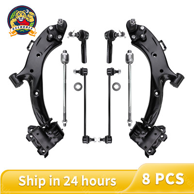 8PCS CRV Control Arm Kit Sway Bar Tie Rod For 2007-2011 Honda CR-V Japan Built