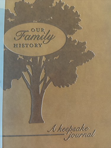 Brand New In Box A Keepsake Leather Journal “Our Family History “ - Picture 2 of 9