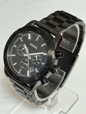 FOSSIL CH2816 Keaton Chronograph Black IP Stainless Steel Men's
