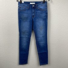 KanCan Alani Mid Rise Super Skinny Jeans Stretch Medium Wash Sz 27