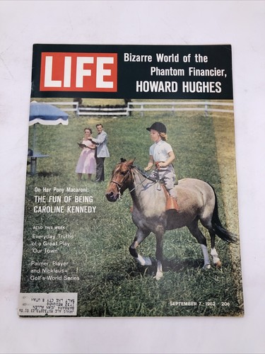 Life Magazine Caroline Kennedy Howard Hughes Magazine September 7 1962 - Picture 1 of 4