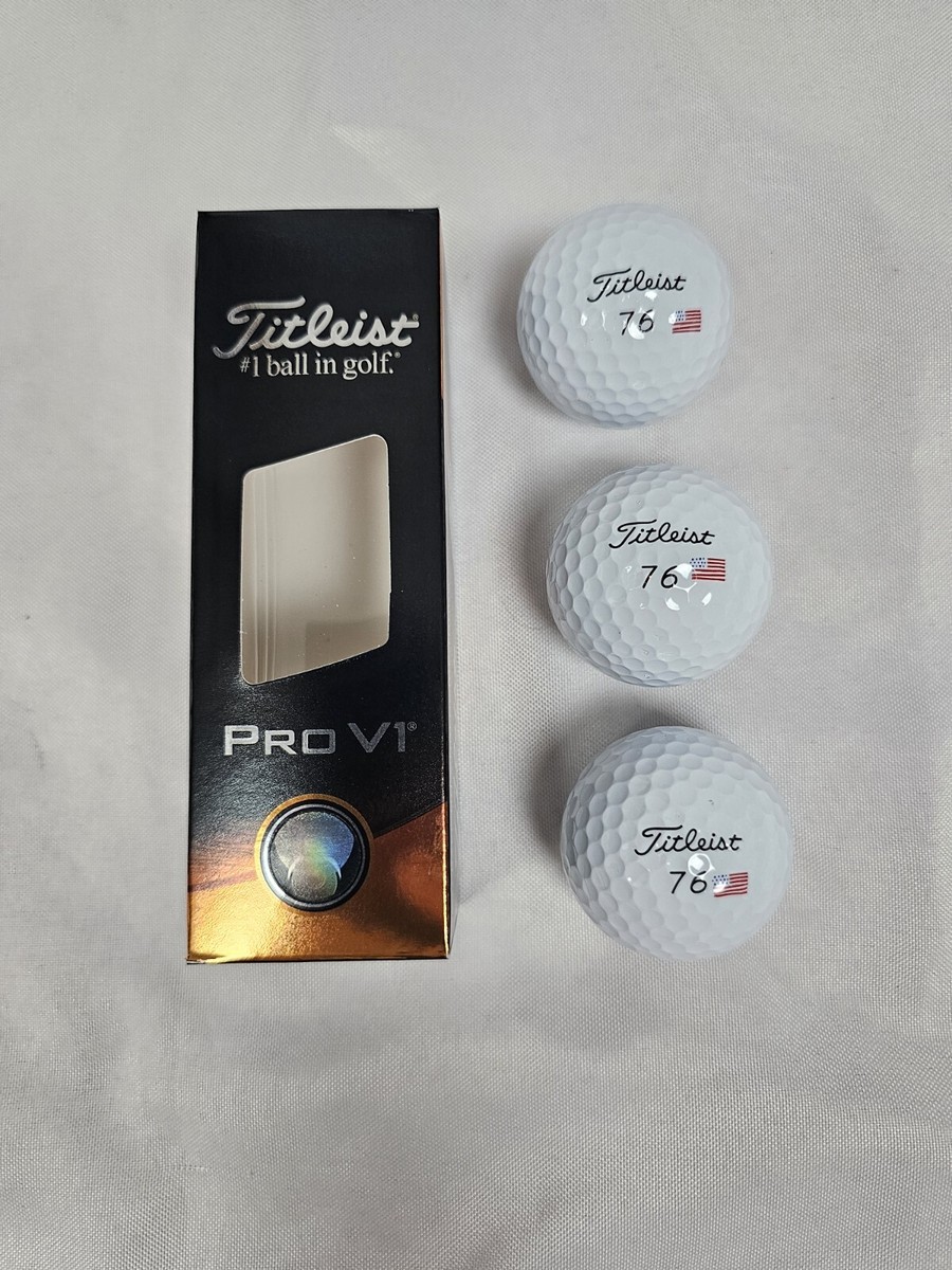 RARE Titleist Pro V1 July 4th 1776 Small American Flag Logo