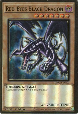 PSA 10 2021 RED EYES BLACK DRAGON YUGIOH 1ST ED MAXIMUM GOLD