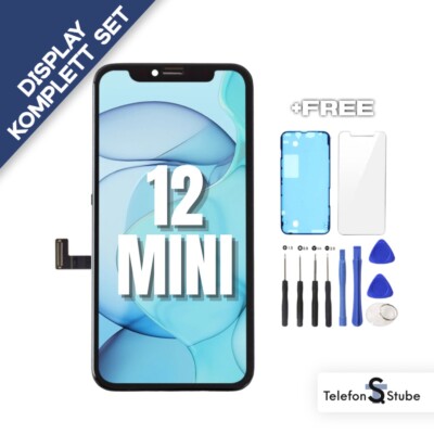 iPhone 12 Mini Ersatz Display VORINSTALLIERT LCD Bildschirm INCELL COF Touch