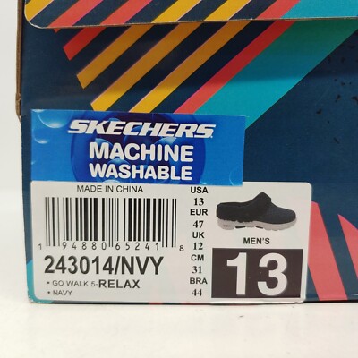 Skechers Go Walk 5 Relax Foamies Clog Mens Size 13 Navy 243014