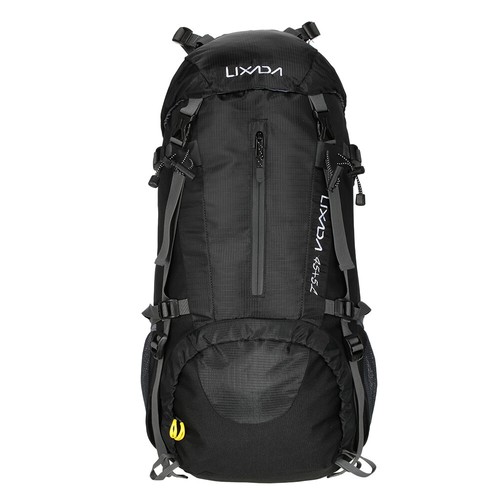 Lixada 50L Water Resistant Bag Camping Travel Backpack with Rain Cover