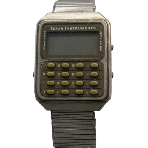 Vintage Texas Instruments Digital Alarm Chronograph Men's Watch | eBay