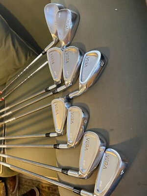 Set of 7 x Vega VC-01 Irons 4-PW Regular Steel Shafts Lamkin Grips Set of 7 x Vega VC-01 Irons 4-PW Regular Steel Shafts Lamkin Grips