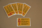 MERCEDES W123 W460 W461 W201 W124 Engine Air Filter Sticker