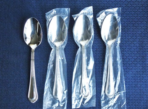 Mikasa Regent Bead Stainless Steel Teaspoon - 18/10 Quality 6.5 Inch Length