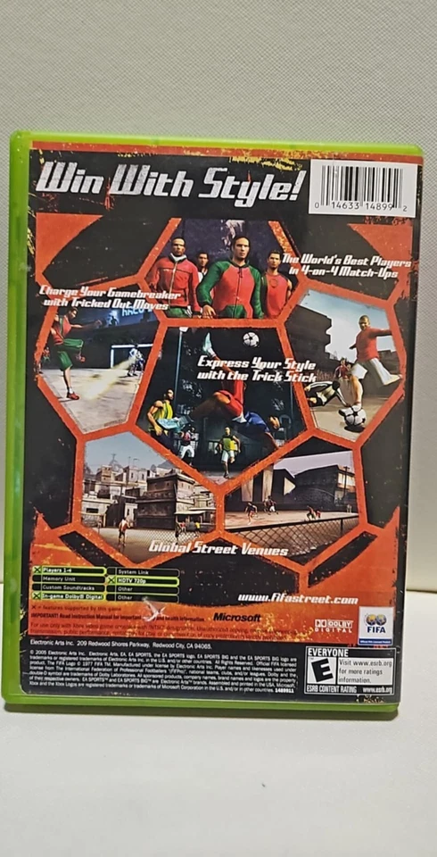 FIFA Street Original Xbox Complete CIB - Image 2 of 3
