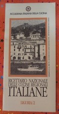 Book Libro LIGURIA/2 Ricettario nazionale cucine regionali italiane 1992 (L42)