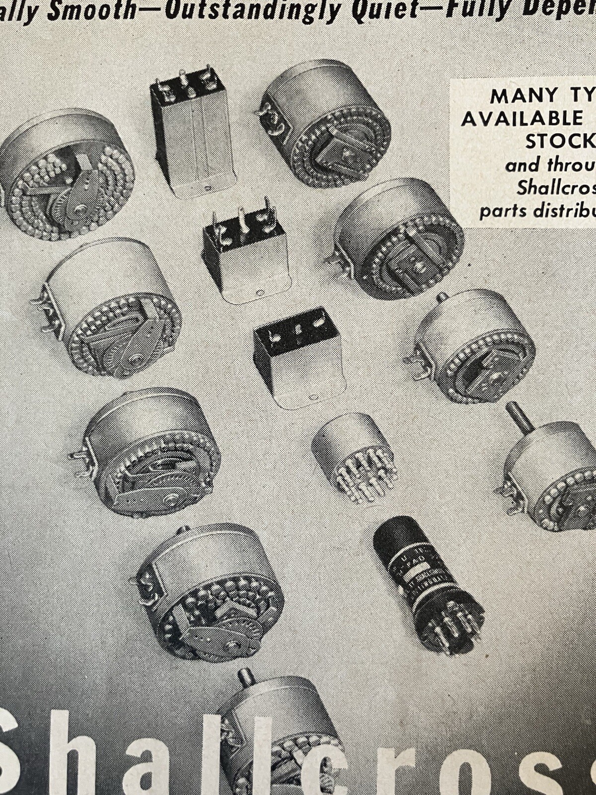 1950 Shallcross Precision Attenuators Collingdale Pennsylvania Vintage Print Ad