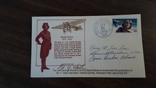 Harriet Quimby First Day Postal Cover April 16, 1993 Signed by Ed Y. Hall & more