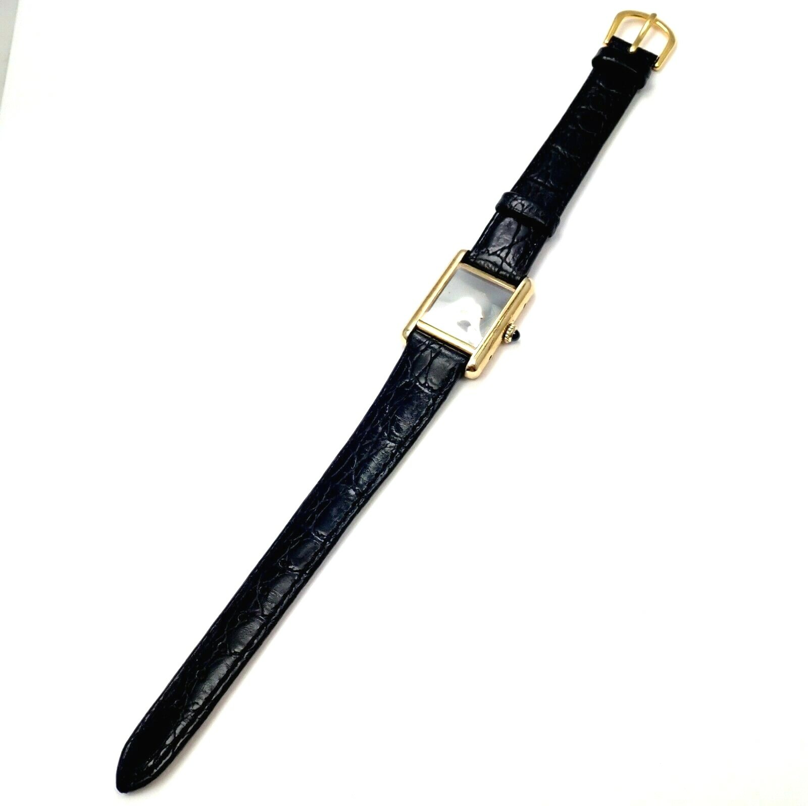 Cartier Must De Silver 925 Argent Vermeil Manual Wind Watch | eBay
