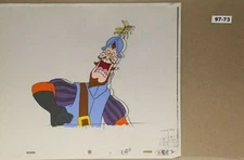 Back To The Future Original Production Drawing And Cel 97-73 Used Cond.