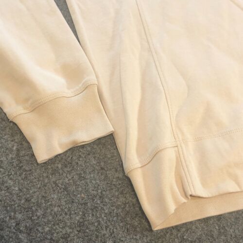 Nike Tiger Woods Collection Shirt Mens Medium Beige Henley Snap Long Sleeve - Picture 2 of 11