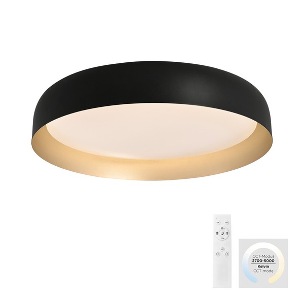 Led Deckenlampe Rund 58Cm Dimmbar Per Fernbedienung Lichtfarbe Warmweiß Kaltweiß-image