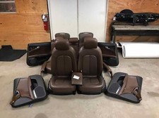 Interior Front Rear Seats W Door Trim Panels Brown Fits Audi 2014 2014-2015