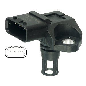 SENSOR, INTAKE MANIFOLD PRESSURE FOR OPEL VAUXHALL DELPHI PS10163 - Picture 1 of 7