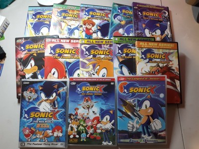 Sonic X Season 5 6 11 Dvds Lot So Long Sonic New World Saga Free Shipping Ebay