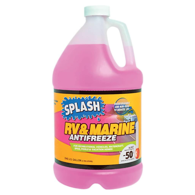 #ad Splash RV Marine Antifreeze Plastic Bottle 50 Point Freezing F 1 Gallon $19.76