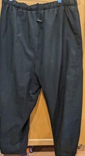 REI Black Nylon WATERPROOF RAIN PANTS Outdoor Hiking Gear Kid Sz XL 32-42 X 29"