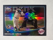 2013 Topps Chrome Update Black Refractors #MB40 Oswaldo Arcia #'d 36/99 Twins