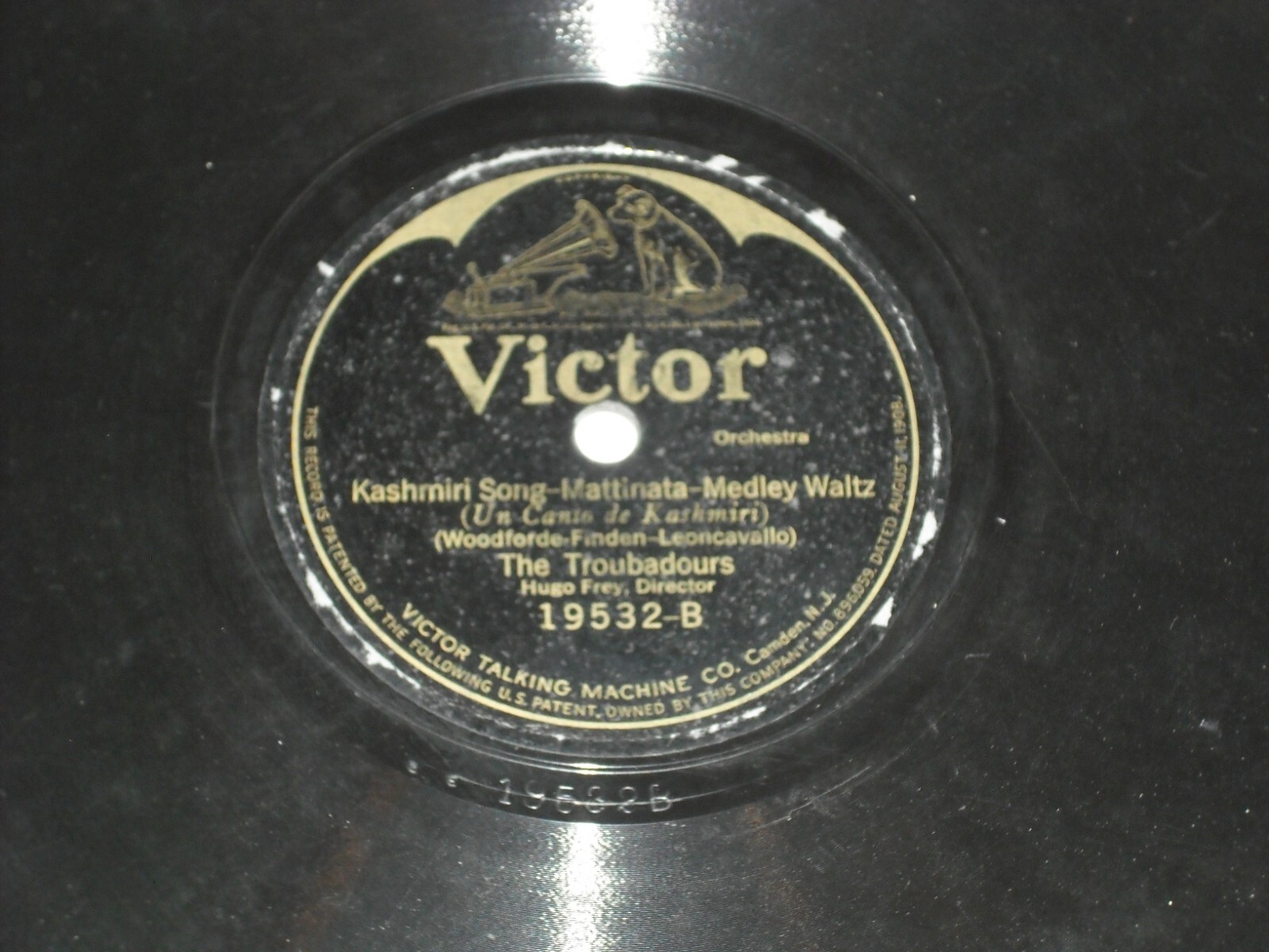 TROUBADOURS-Merry Widow (1925) VICTOR 10" Shellac Single