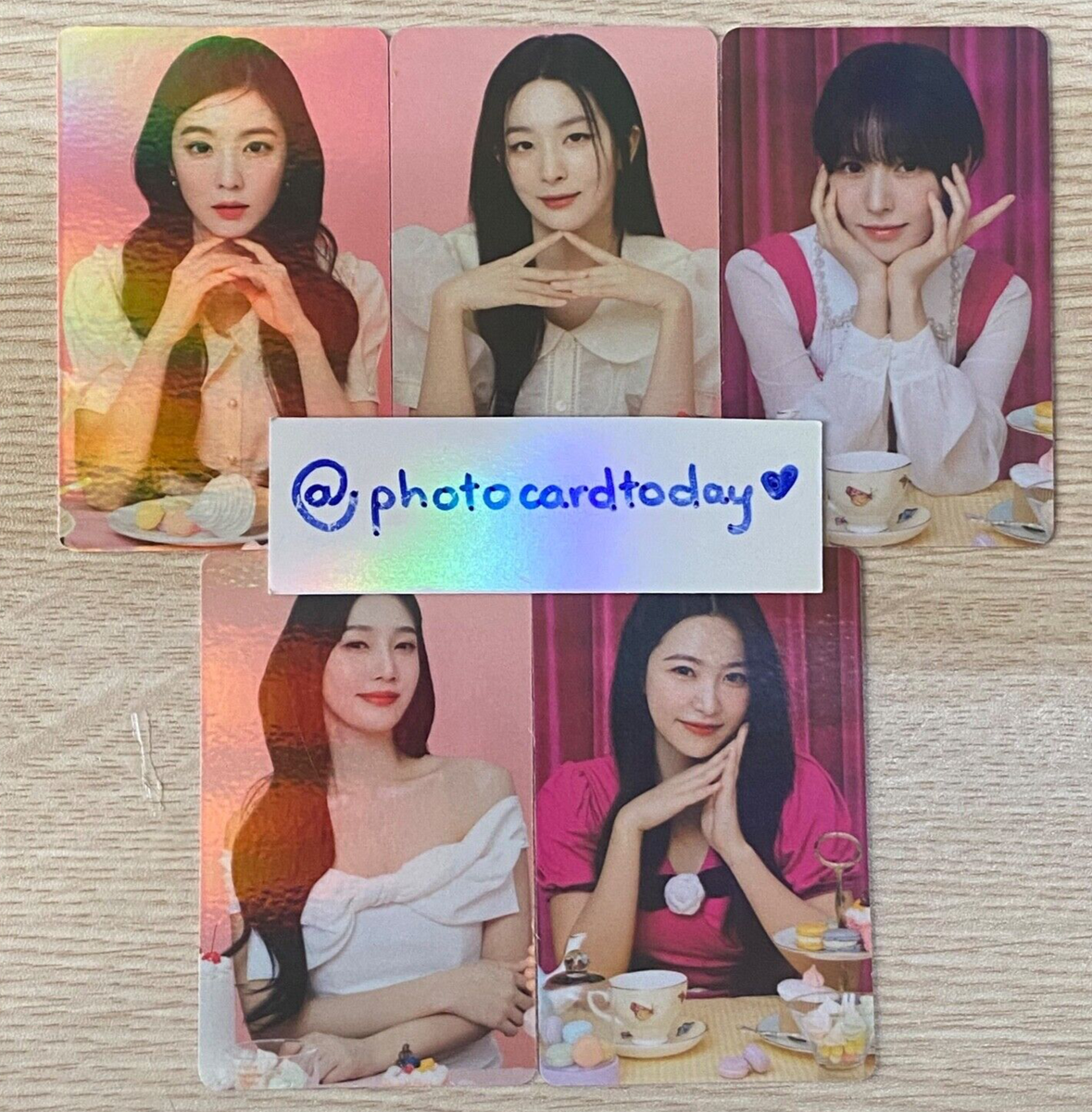 Red Velvet Azarine Cosmetic Promotion OFFICIAL HOLOGRAM PHOTOCARD