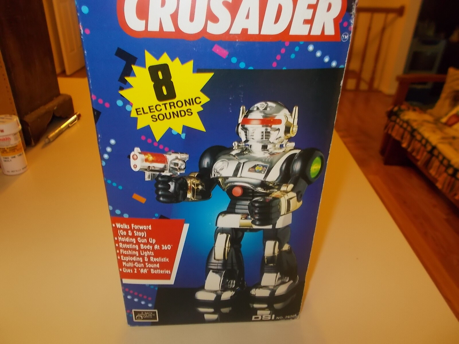 RARE THE CHROMED CRUSADER ROBOT WORKING NIB TOMMY'S | eBay