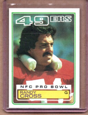 1983 TOPPS RANDY CROSS PRO BOWL   #165 (NM-NM/MT )
