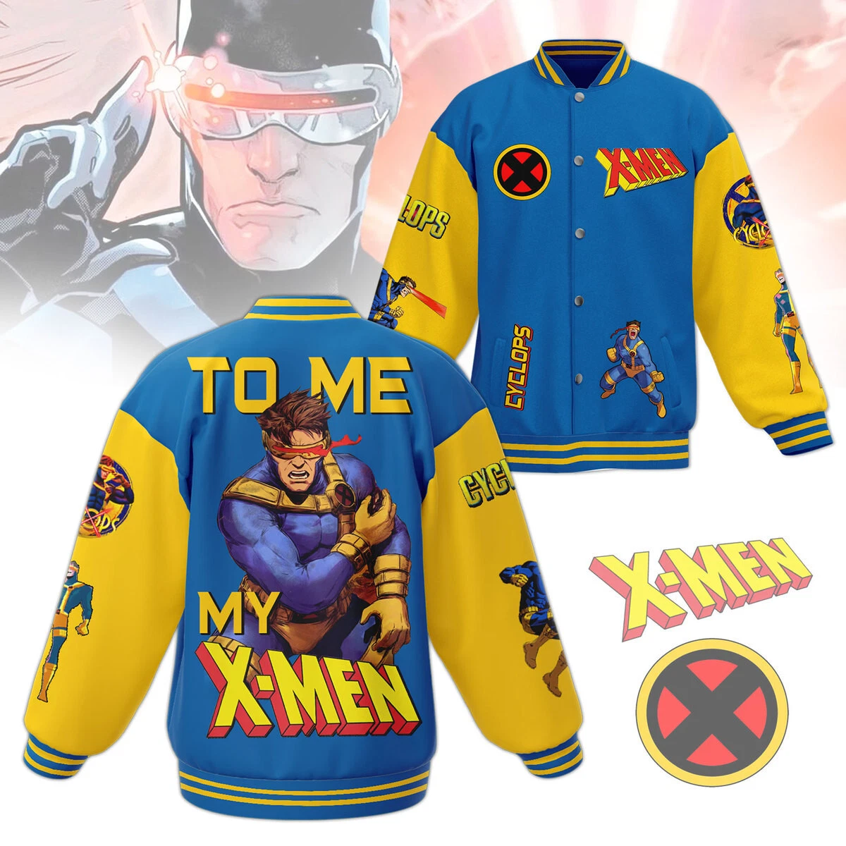 X-men New Baseball Jacket For Fan