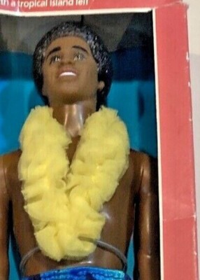 Tropical Ken African-American Black Ken Vintage Doll Mattel 1985
