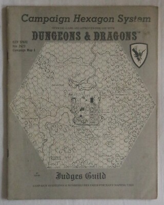 Dungeons and Dragons Campaign Hexagon System City State Hex 2623 Campaign Map 1